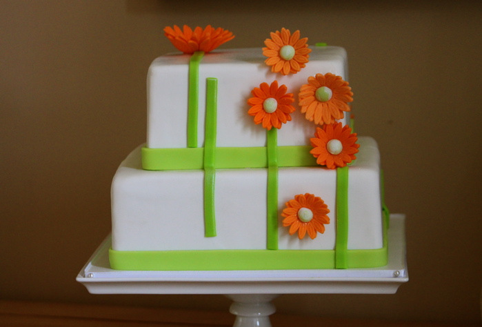 Modern Square Birthday Cake Ideas