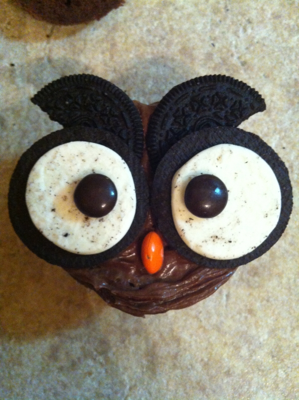 Oreo Owl Cupcakes