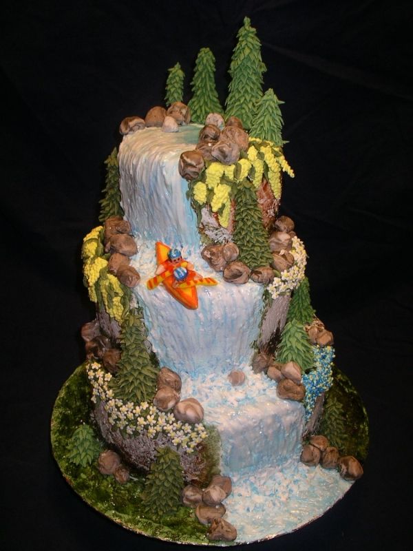 Outdoors Cake