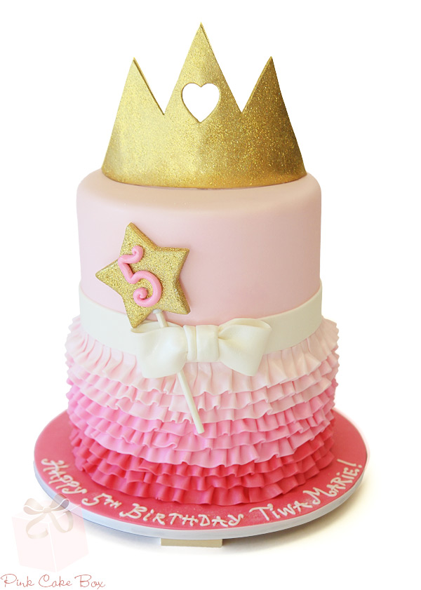 Pink Princess Birthday Cake