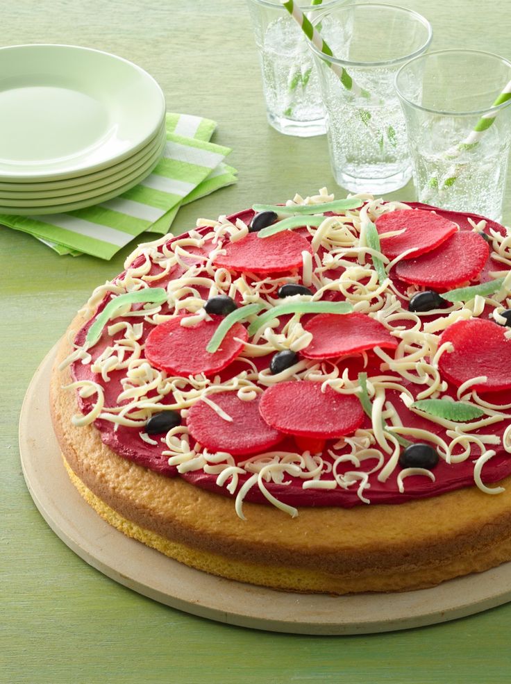 Pizza Birthday Cake