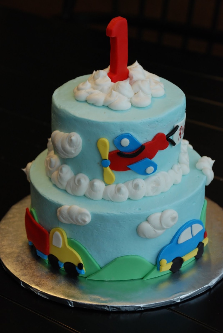 Planes Trains and Automobiles Cake