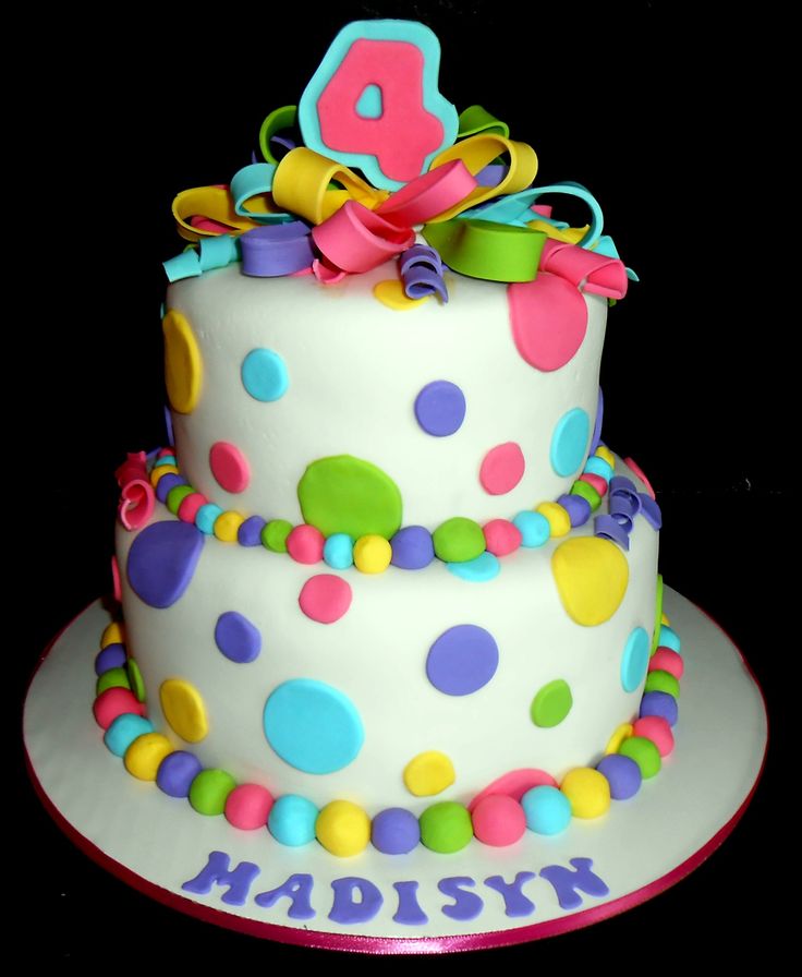 Polka Dot Birthday Cake Ideas