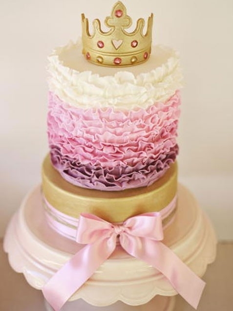 Princess Crown Birthday Cake Idea