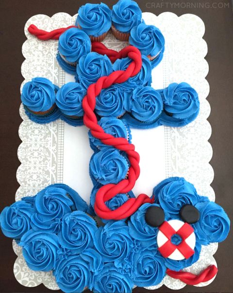 Pull Apart Cupcake Cake Anchor