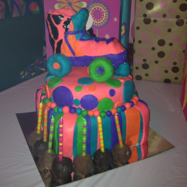 Roller Skate Birthday Cake Ideas