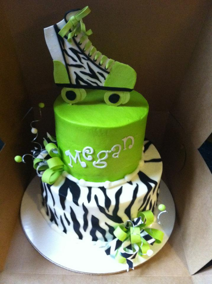 Roller Skate Birthday Cake