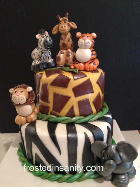 Safari 1st Birthday Cake