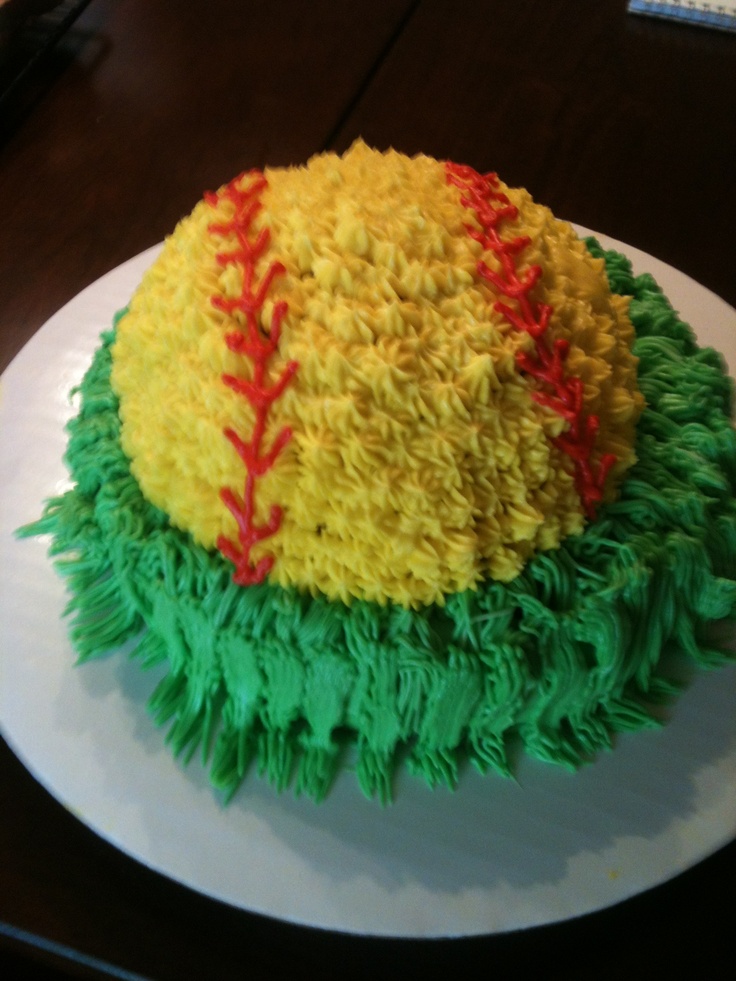 Softball Birthday Cake Ideas