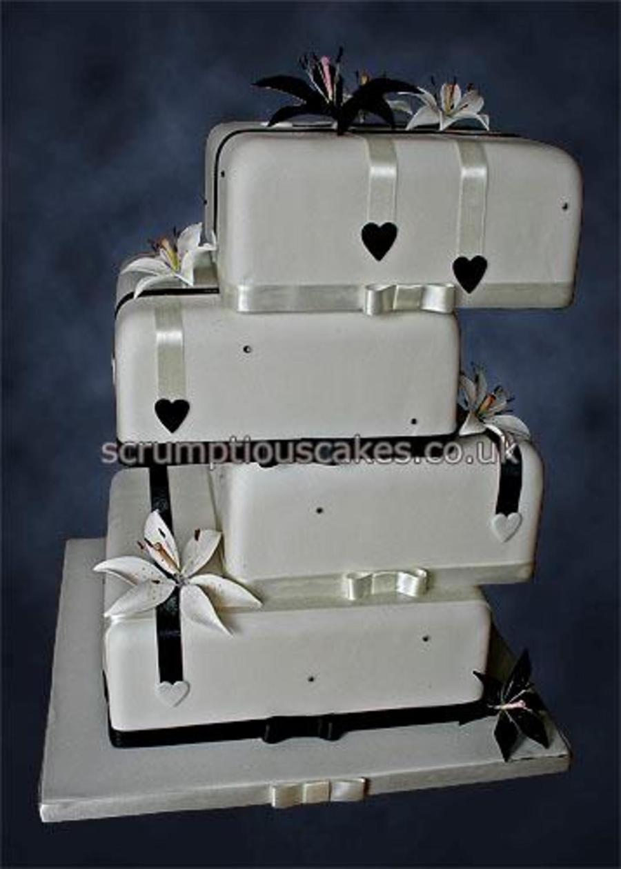 Square Wedding Cake