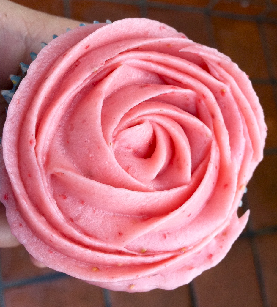 Strawberry Cupcakes with Cream Cheese Frosting