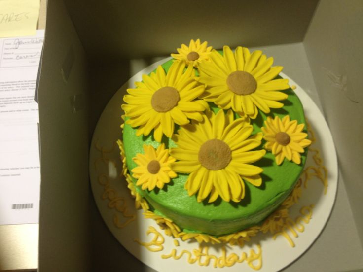 Sunflower Birthday Cake Ideas