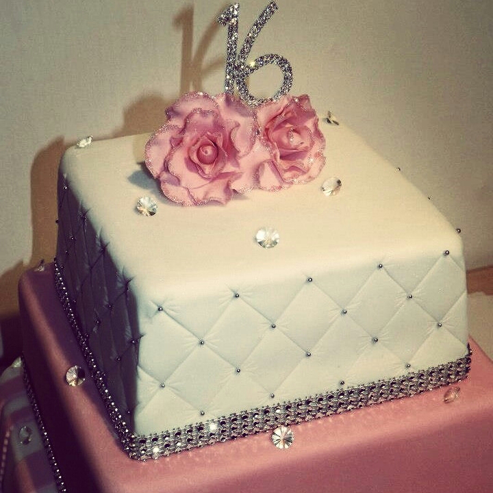 Sweet 16 Birthday Cake