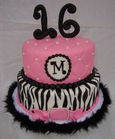 Sweet 16 Birthday Cake