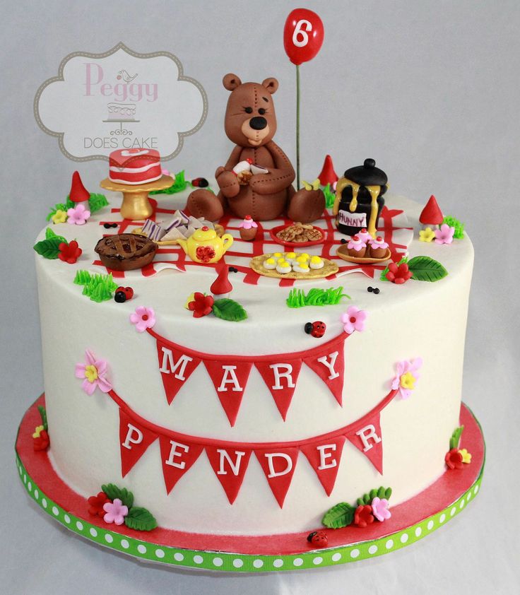 Teddy Bear Picnic Cake