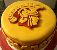 Trojan USC Happy Birthday Cake