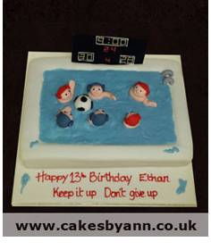 Water Polo Birthday Cake