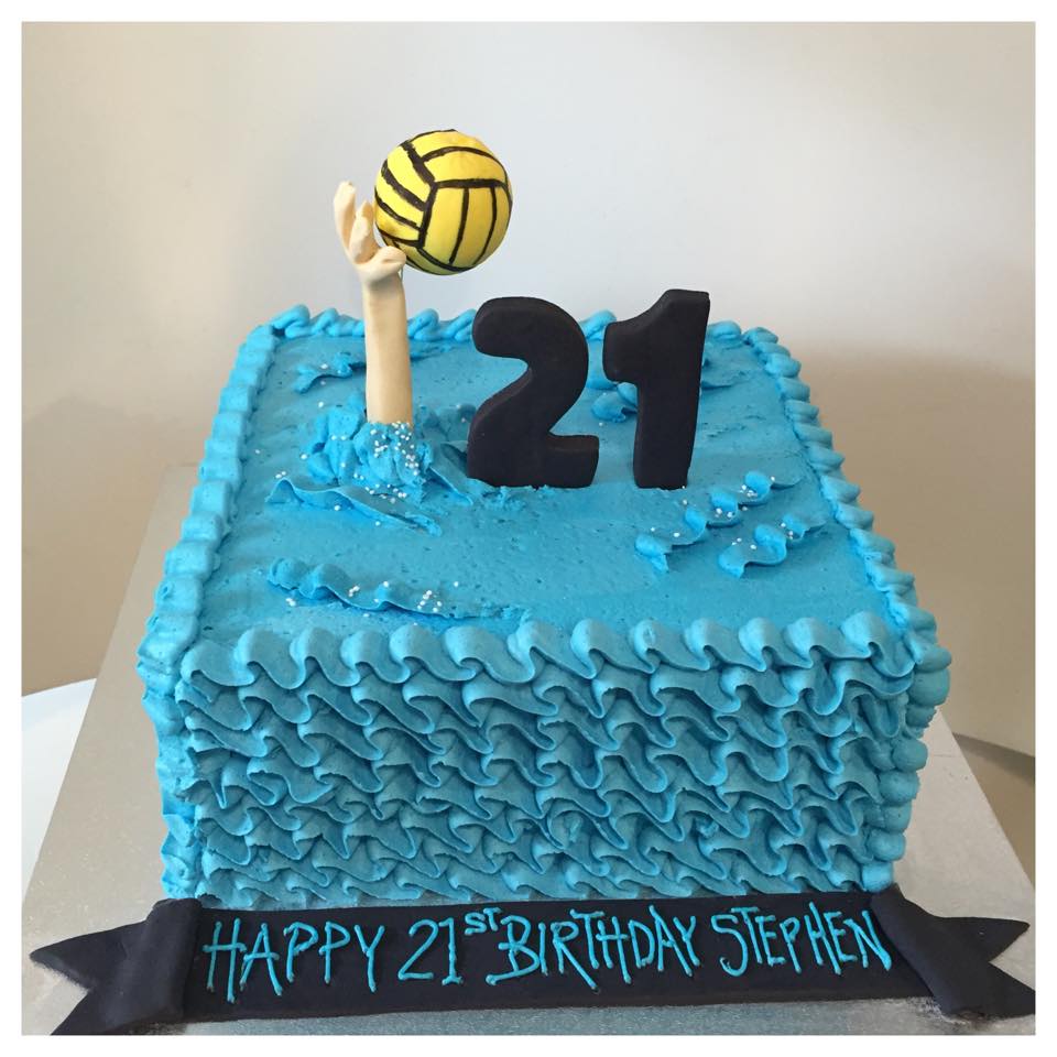 Water Polo Themed Cake