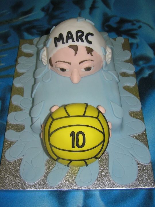 Water Polo Themed Cake