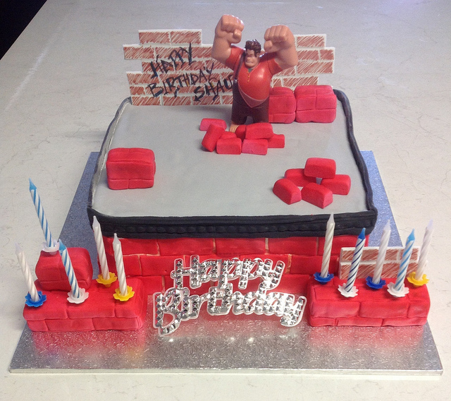 Wreck-It Ralph Birthday Cake