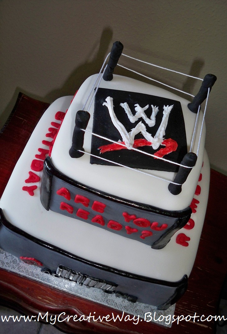 Wrestling Ring Cake