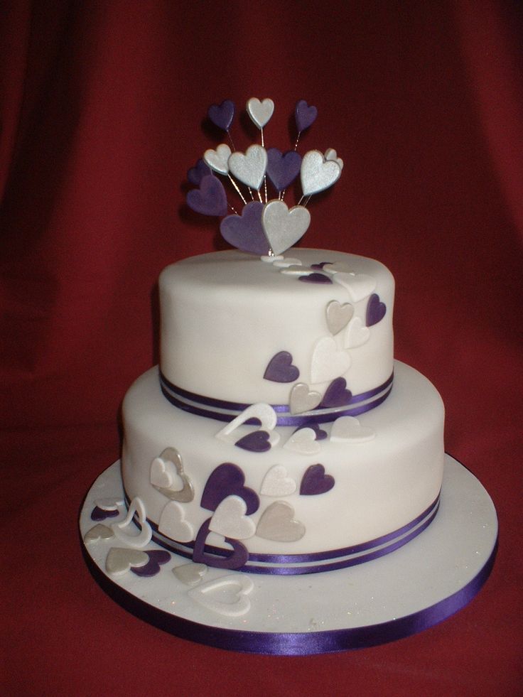 2 Tier Wedding Cake