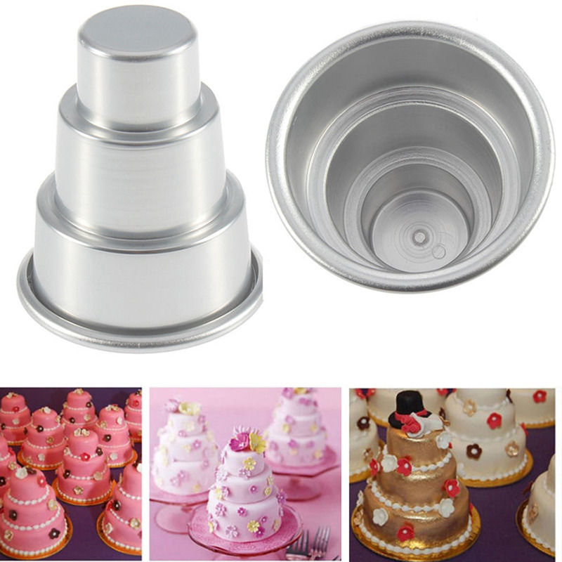 3 Tier Mini Cake Pan