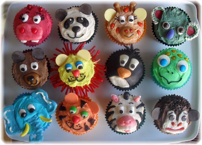 Animal Cupcake Ideas