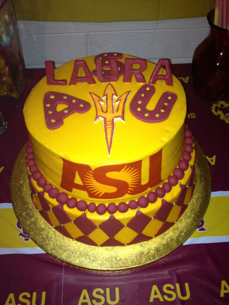 Arizona State University Graduation Cake