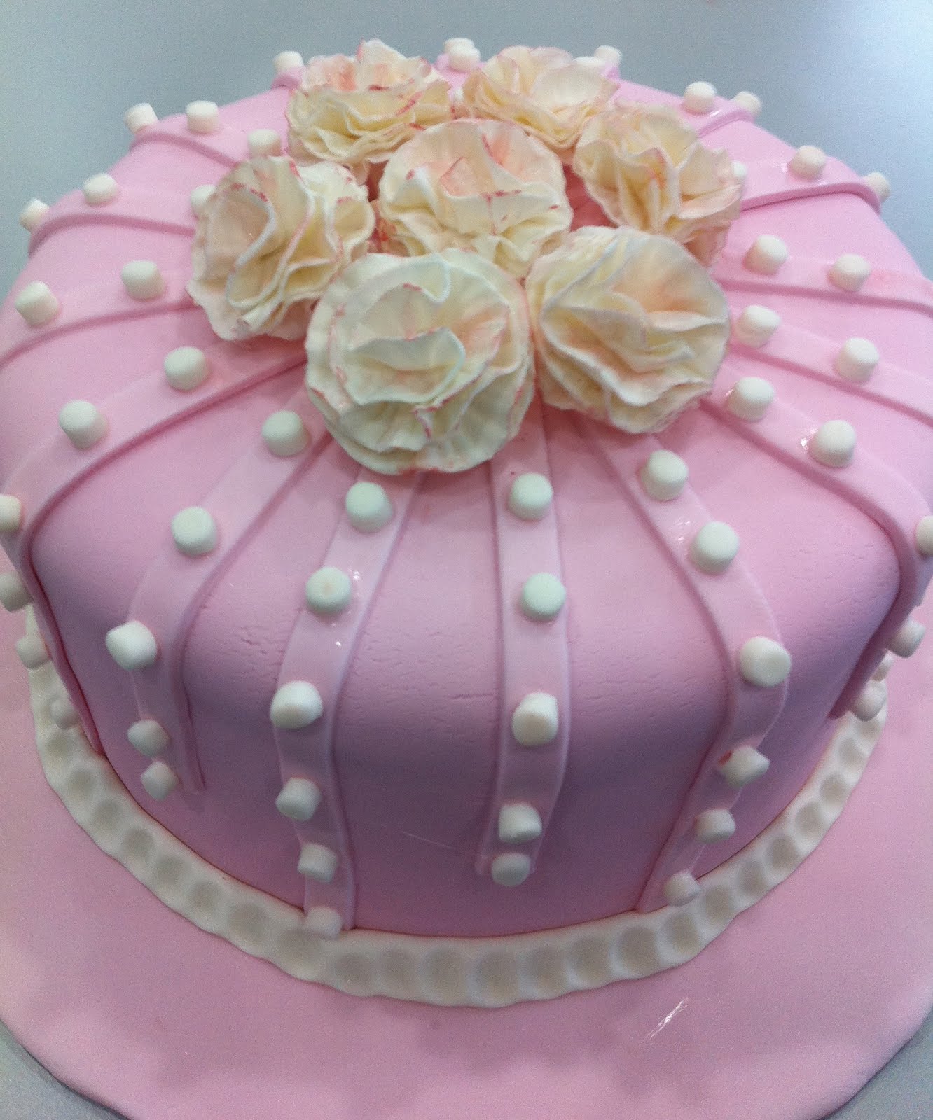 Birthday Cake with Flowers