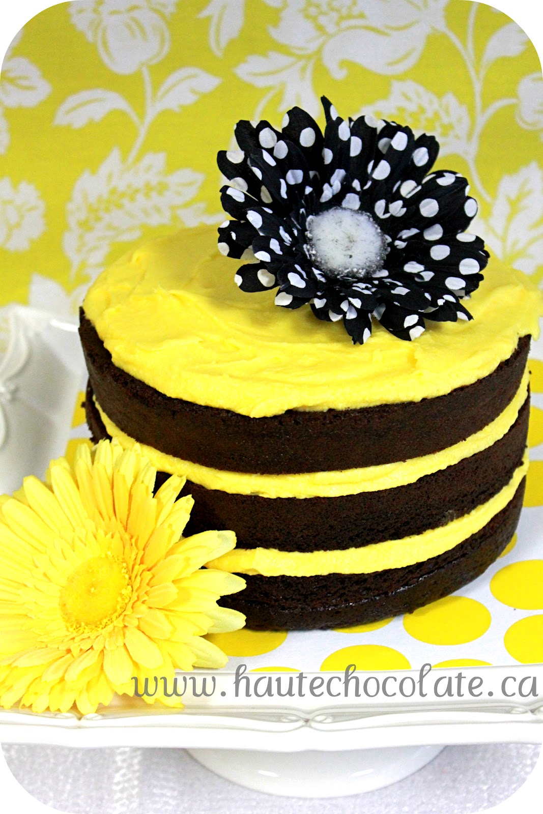 Black and Yellow Bee Cake