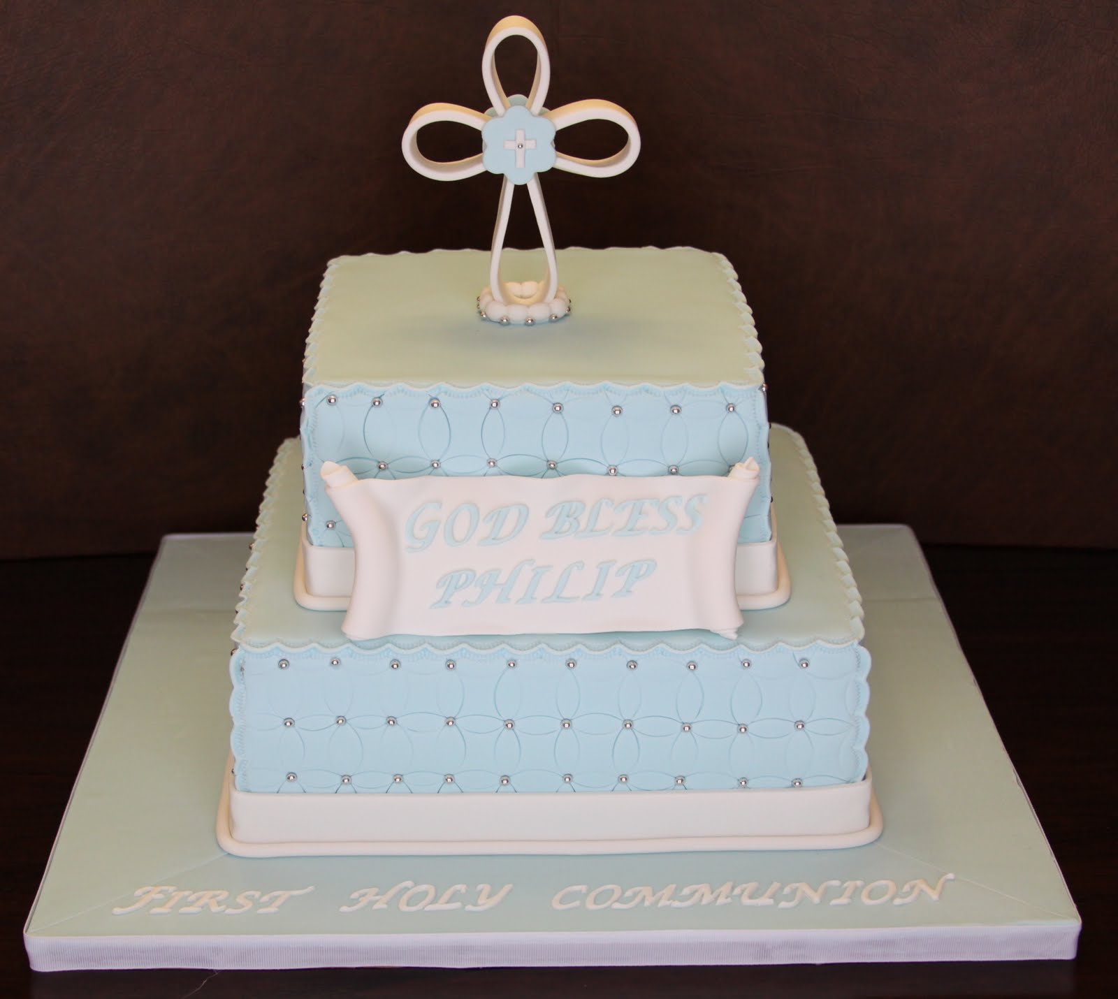 Boys Communion Cake