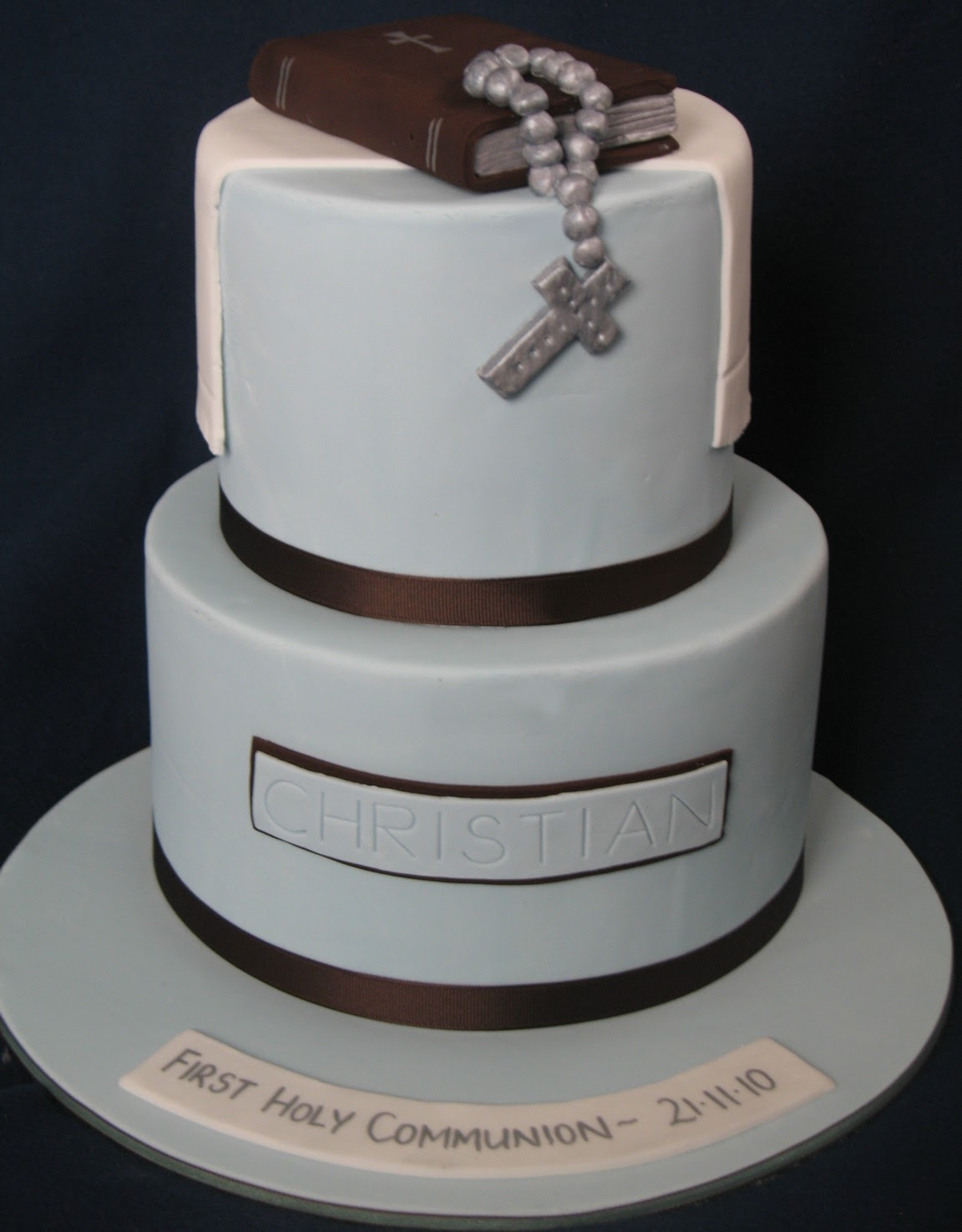 Boys First Holy Communion Cake