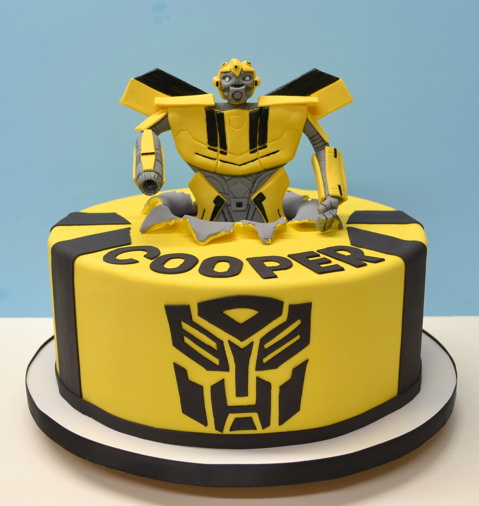 13 Photos of Bumblebee Transformer Cakes Pinterest