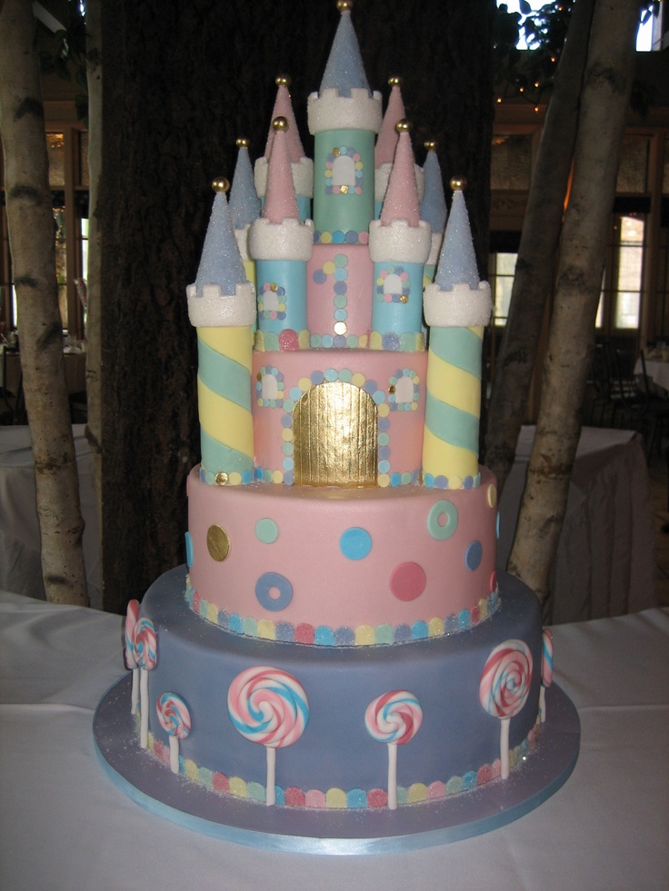 10 Photos of Candyland Themed Birthday Cakes Castle