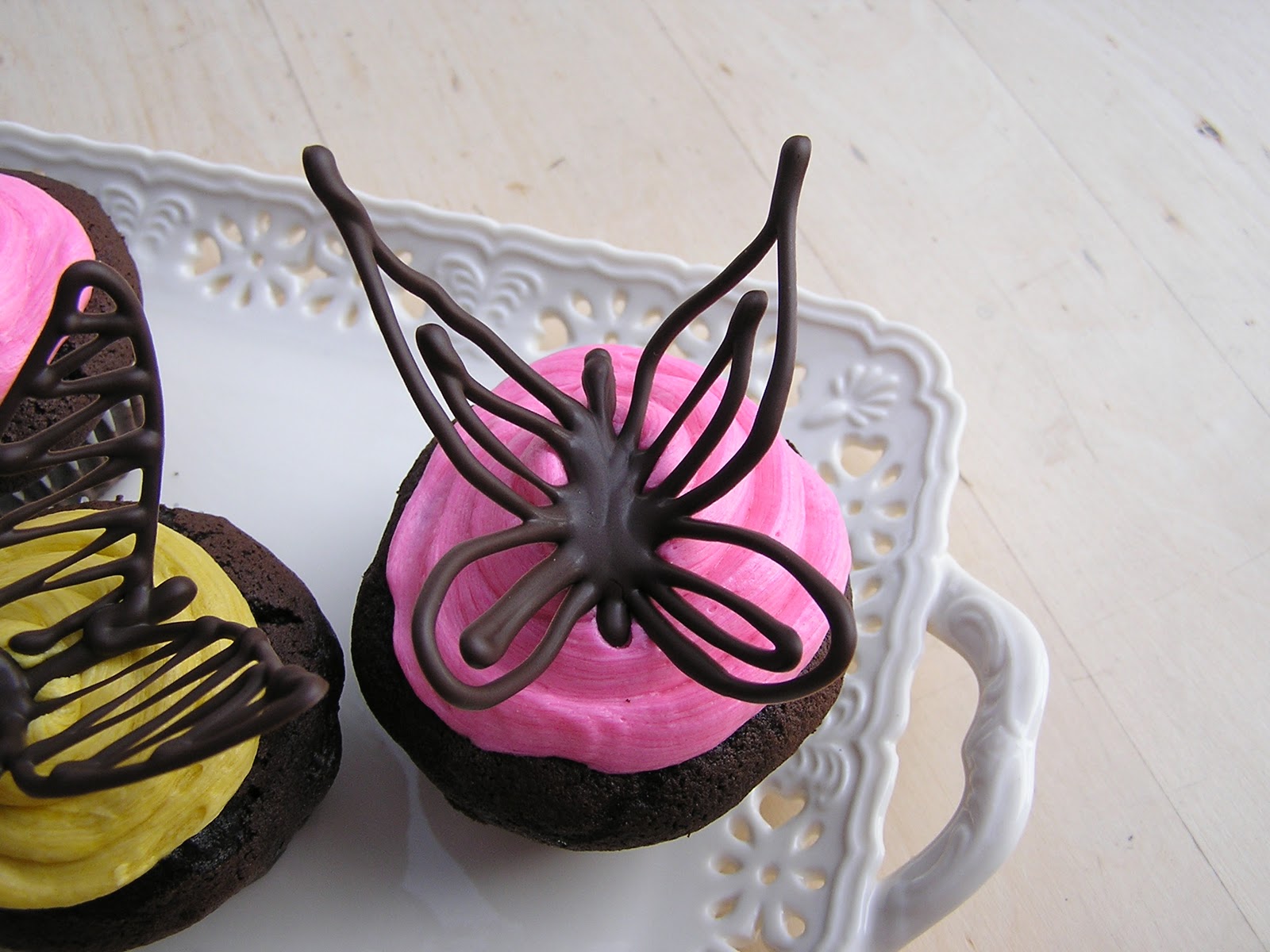 11 Make Candy Butterflies For Cupcakes Photo Chocolate Butterfly