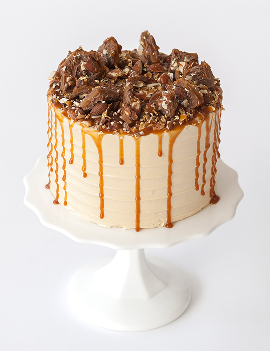 Chocolate Caramel Birthday Cake