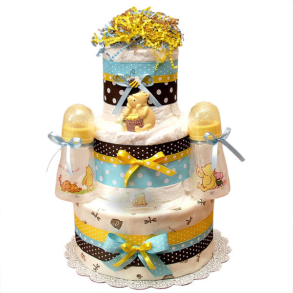 Classic Pooh Diaper Cake