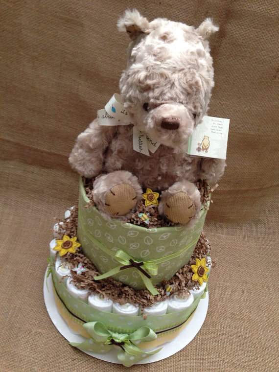 Classic Winnie the Pooh Diaper Cake