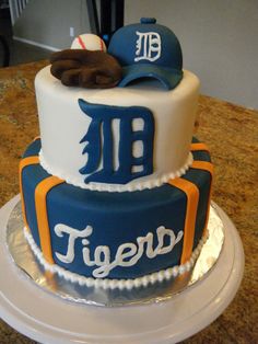 Detroit Tigers Birthday Cake