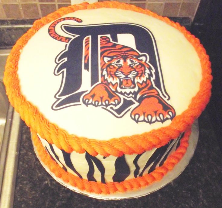 Detroit Tigers Birthday Cake