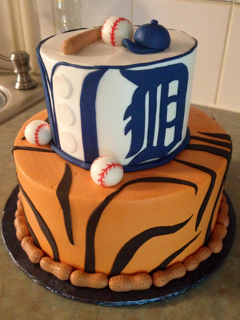 Detroit Tigers Birthday Cake