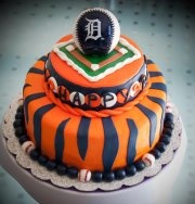 Detroit Tigers Birthday Cake