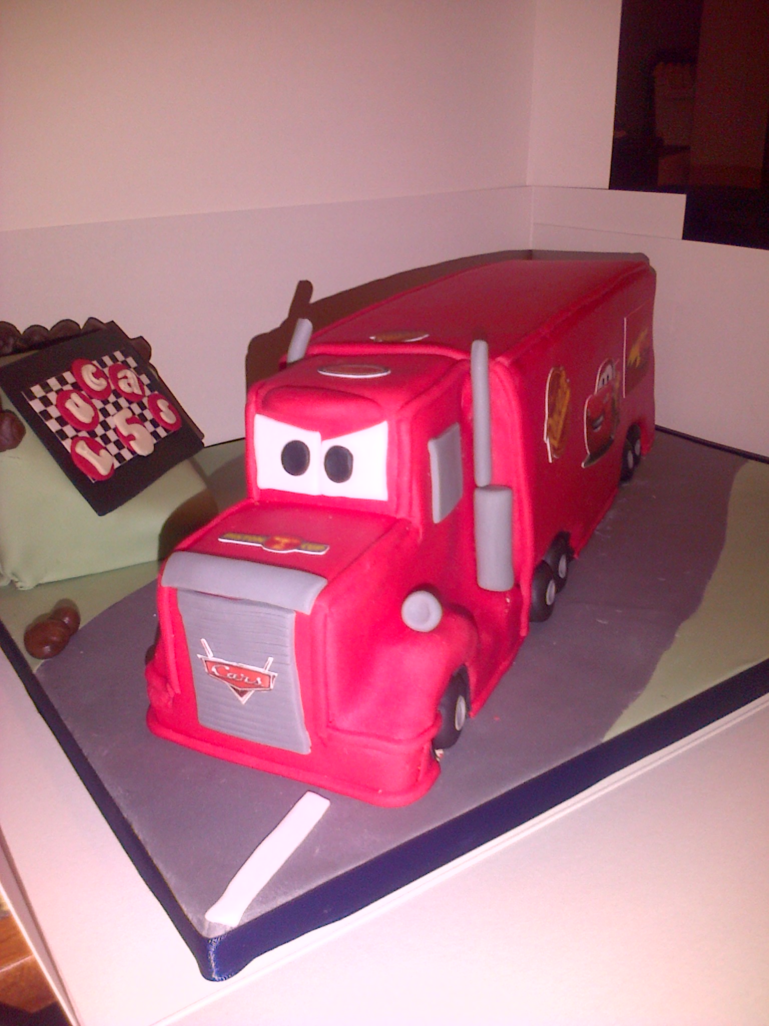 Disney Cars Mack Truck Cake