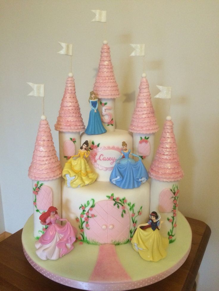 Disney Princess Castle Cake