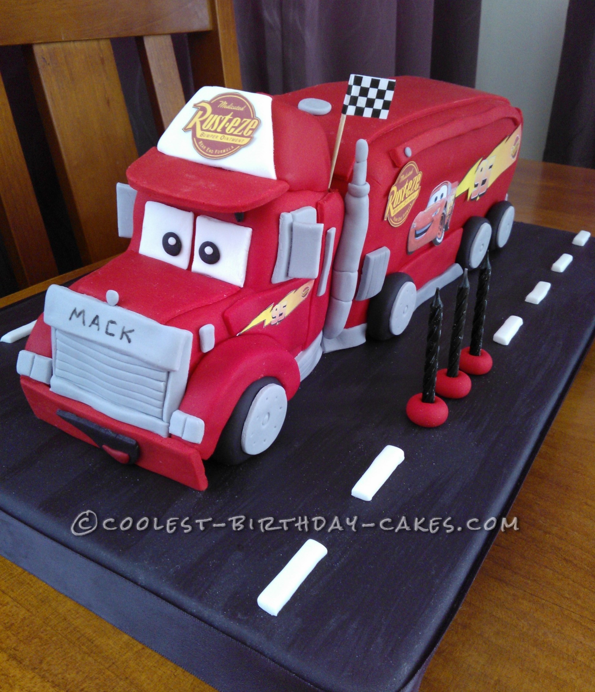 Disney's Mack Truck Cake