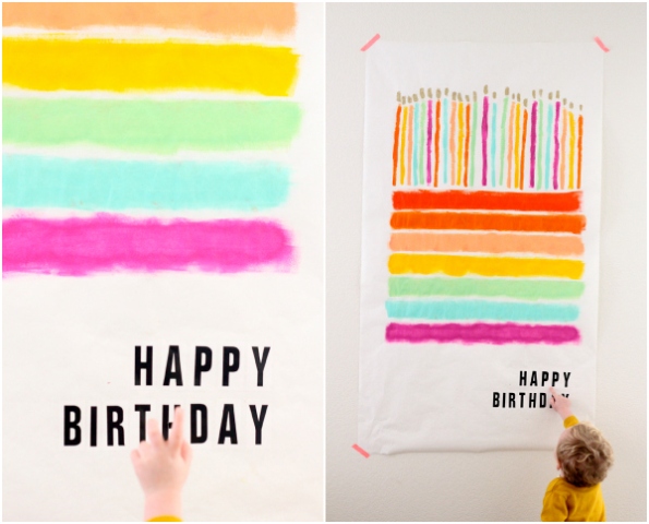 DIY Happy Birthday Poster Ideas