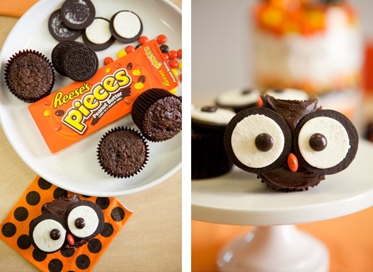 7 Photos of Halloween Owl Cupcakes Pinterest