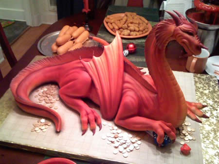 Dungeons and Dragons Cake