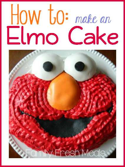 Elmo Happy 2nd Birthday Cake